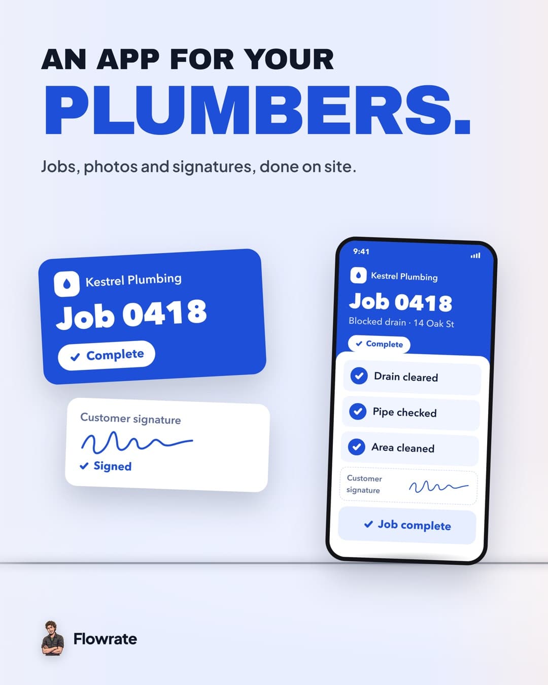An app for your plumbers.